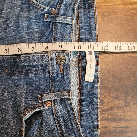Levi's Jeans Size 10 Mid Rise Skinny Medium Light Wash Stretch Denim Western - Picture 7 of 9